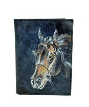 Ručne maľovaná peňaženka 8560 s motívom Koňa