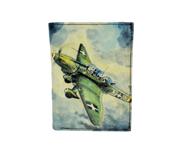 Ručne maľovaná peňaženka 8560 s motívom Lietadla