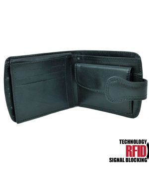 Kožená RFID peňaženka vám zabezpečí bezpečie pred neopraveným oskenovaním Vašej kreditnej alebo debetnej karty (3)