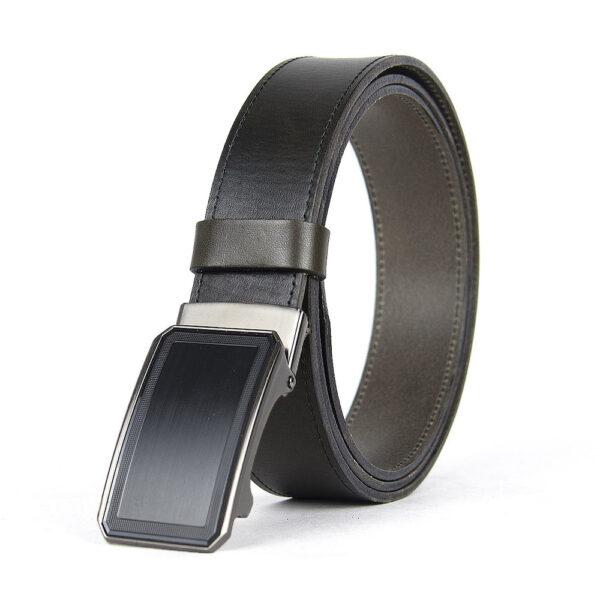 Luxusný kožený opasok s brzdou, šírka 3.5cm - POLISH - Image 4