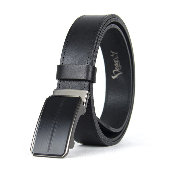 Luxusný kožený opasok s brzdou, šírka 3.5cm - STREAK - Image 3