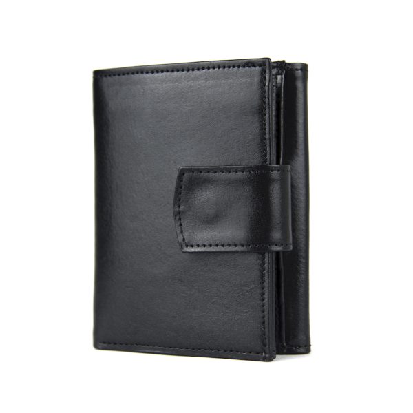 Kožená unisex peňaženka č.8287/2 v čiernej farbe - Image 4