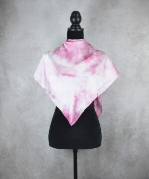 Hodvábna šatka LIMITED_216, Ručná výroba na Slovensku, 90 x 90cm