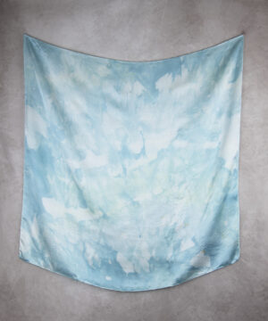 Alternative view of Hodvábna šatka LIMITED_222, Ručná výroba na Slovensku, 90 x 90cm