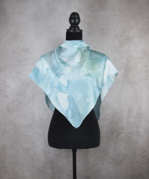 Hodvábna šatka LIMITED_222, Ručná výroba na Slovensku, 90 x 90cm