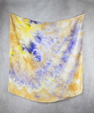 Alternative view of Hodvábna šatka LIMITED_225, Ručná výroba na Slovensku, 90 x 90cm