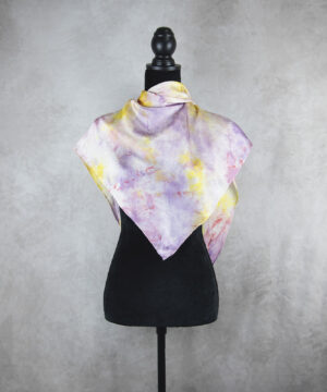 Hodvábna šatka LIMITED_226, Ručná výroba na Slovensku, 90 x 90cm