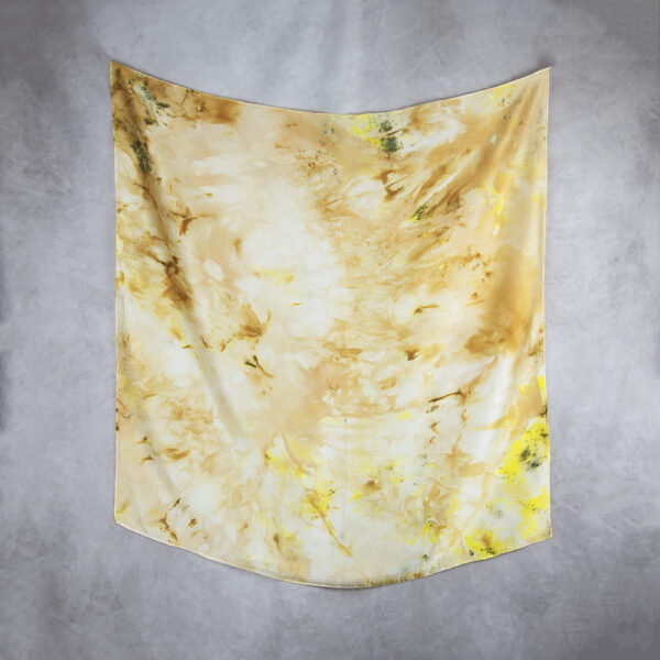 Hodvábna šatka LIMITED_240, Ručná výroba na Slovensku, 90 x 90cm - Image 2
