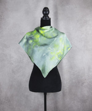 Hodvábna šatka LIMITED_242, Ručná výroba na Slovensku, 90 x 90cm