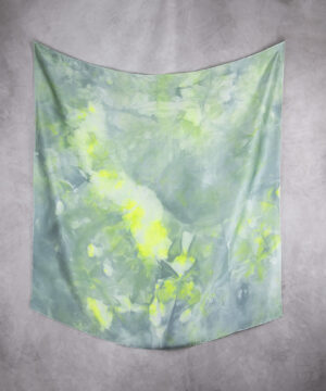 Alternative view of Hodvábna šatka LIMITED_242, Ručná výroba na Slovensku, 90 x 90cm