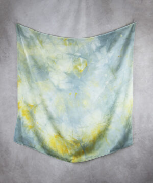 Alternative view of Hodvábna šatka LIMITED_243, Ručná výroba na Slovensku, 90 x 90cm