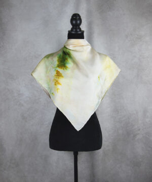 Hodvábna šatka LIMITED_248, Ručná výroba na Slovensku, 90 x 90cm