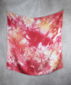 Alternative view of Hodvábna šatka LIMITED_257, Ručná výroba na Slovensku, 90 x 90cm