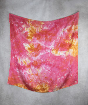 Alternative view of Hodvábna šatka LIMITED_275, Ručná výroba na Slovensku, 90 x 90cm