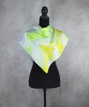 Hodvábna šatka LIMITED_278, Ručná výroba na Slovensku, 90 x 90cm