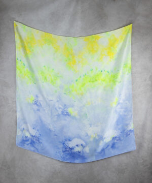 Alternative view of Hodvábna šatka LIMITED_278, Ručná výroba na Slovensku, 90 x 90cm