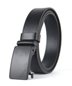 Luxusný kožený opasok s brzdou, šírka 3.5cm - BLACKY
