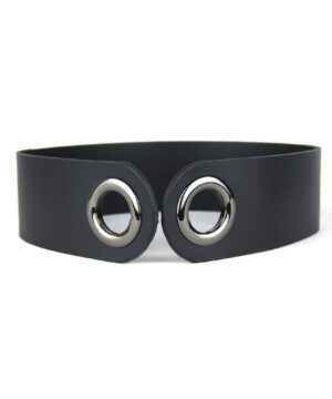 Kožený opasok viazaný šatkou – Čierny, Výroba na Slovensku