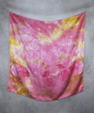 Alternative view of Hodvábna šatka LIMITED_295, Ručná výroba na Slovensku, 90 x 90cm