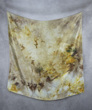 Alternative view of Hodvábna šatka LIMITED_301, Ručná výroba na Slovensku, 90 x 90cm