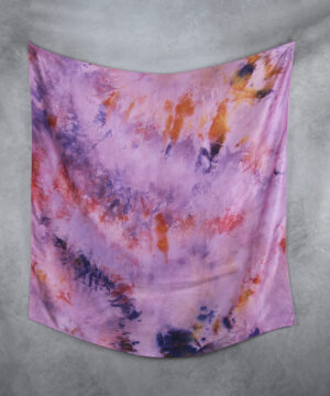 Alternative view of Hodvábna šatka LIMITED_291, Ručná výroba na Slovensku, 90 x 90cm