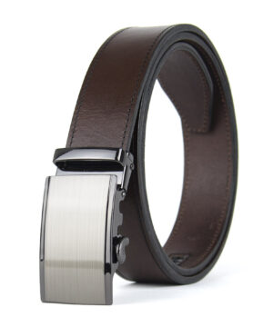 Alternative view of Opasok z pravej kože s automatickou prackou STEELCORE