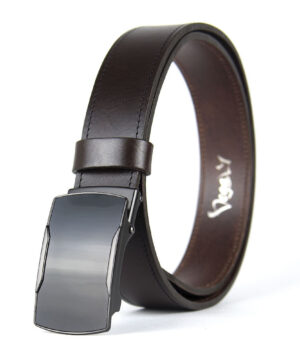 Alternative view of Opasok z pravej kože s brzdovou prackou, šírka 3.5cm - PHANTOM