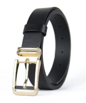 Kožený opasok IRON VEIL, šírka 3.3cm, Ručná výroba na Slovensku