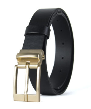 Kožený opasok AURELIA, šírka 3.3cm, Ručná výroba na Slovensku