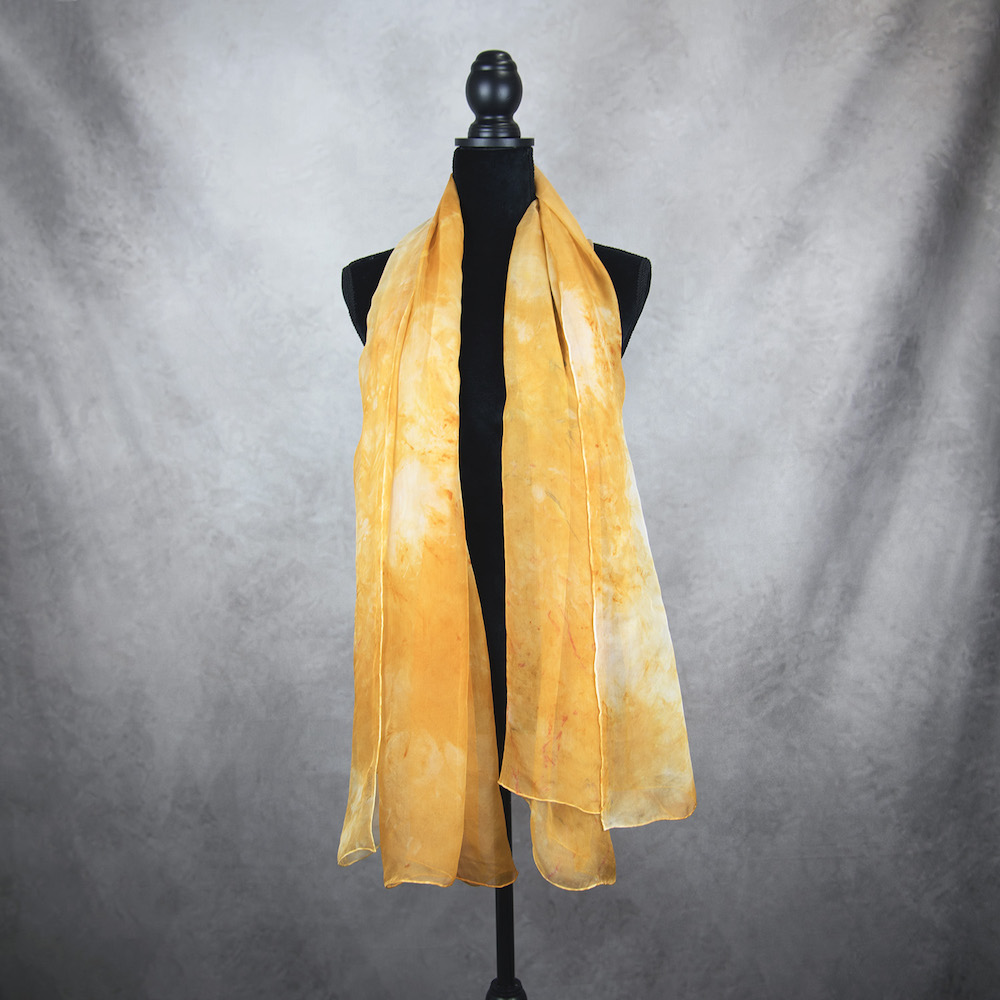 Exkluzívny hodvábny šál LIMITED_012, Vyrobený na Slovensku, 180 x 110cm – Obrázok 3