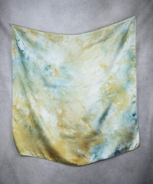 Alternative view of Hodvábna šatka LIMITED_308, Ručná výroba na Slovensku, 90 x 90cm