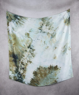 Alternative view of Hodvábna šatka LIMITED_317, Ručná výroba na Slovensku, 90 x 90cm
