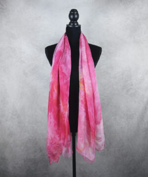Hodvábny šál LIMITED_065, Ručná výroba na Slovensku, 180 x 110cm – Obrázok 3
