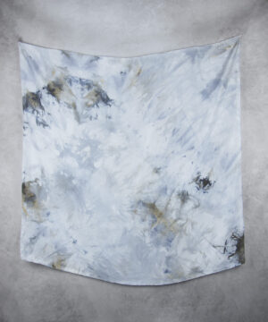Alternative view of Hodvábna šatka VZOR_74, 90 x 90cm, Vyrobené na Slovensku