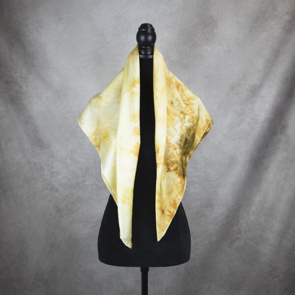 Hodvábna šatka LIMITED_148, Ručná výroba na Slovensku, 90 x 90cm - Image 3