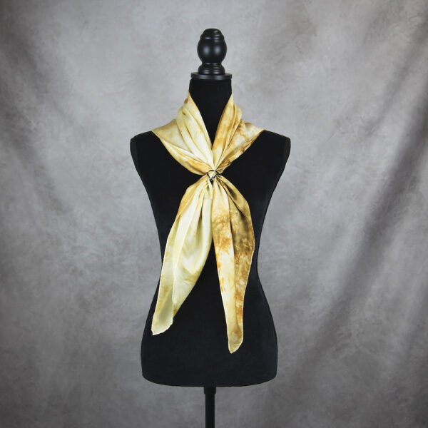 Hodvábna šatka LIMITED_148, Ručná výroba na Slovensku, 90 x 90cm - Image 4