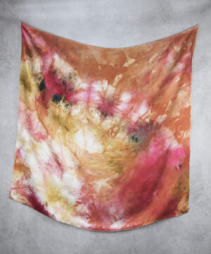Alternative view of Hodvábna šatka LIMITED_326, Ručná výroba na Slovensku, 90 x 90cm