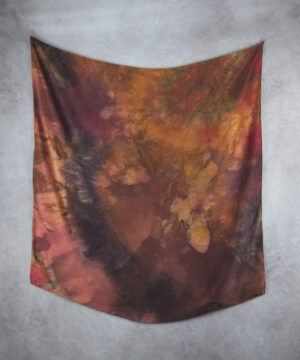 Alternative view of Hodvábna šatka LIMITED_331, Ručná výroba na Slovensku, 90 x 90cm