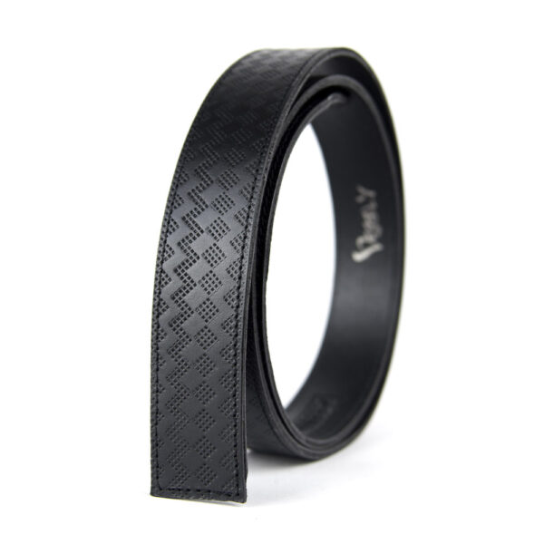 Kožený remeň pre opasky s automatickou prackou, dekor_2, šírka 3.5cm