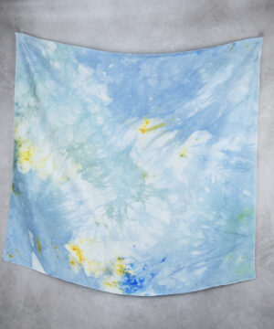 Hodvábna šatka VZOR_92, 85 x 90cm, Vyrobené na Slovensku – Obrázok 2