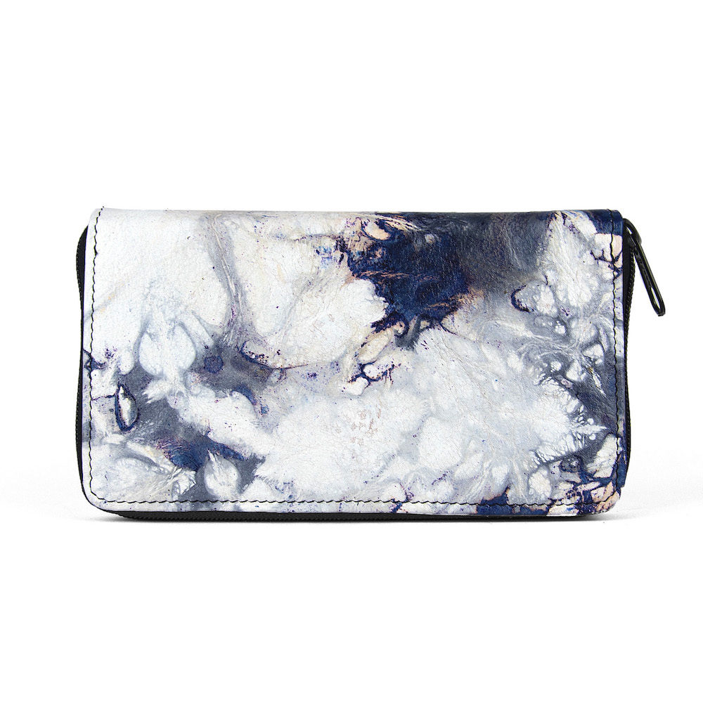 Limitovaná ručne maľovaná kožená dámska peňaženka – Slovenská výroba | Vzor_25 – Obrázok 2