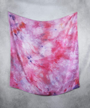 Hodvábna šatka LIMITED_359, Ručná výroba na Slovensku, 90 x 90cm – Obrázok 2