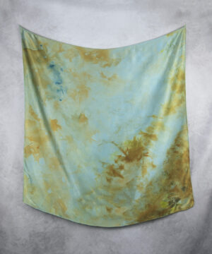 Hodvábna šatka LIMITED_360, Ručná výroba na Slovensku, 90 x 90cm – Obrázok 2