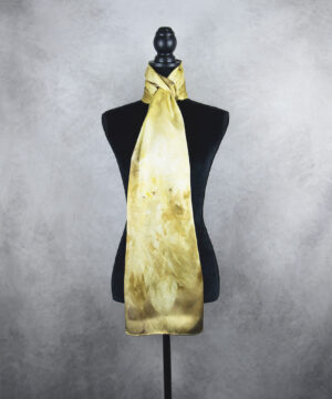 Hodvábny šál LIMITED_35, Ručná výroba na Slovensku, 175 x 45cm – Obrázok 3