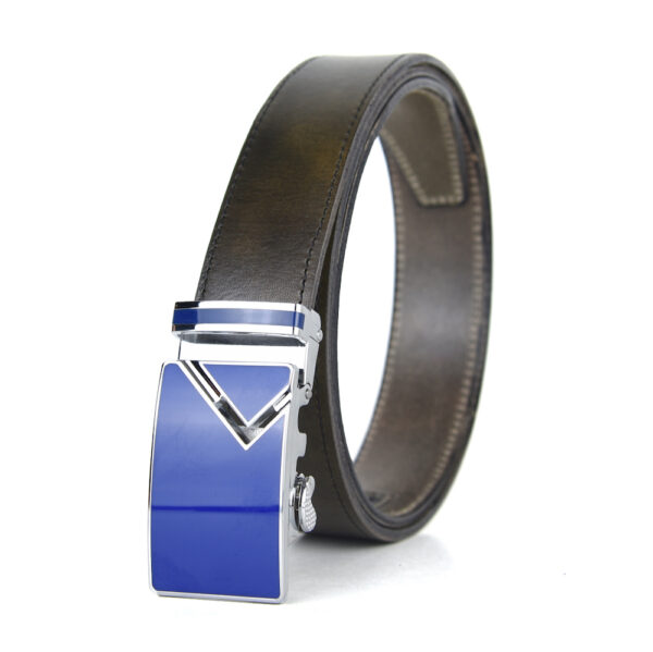Opasok z pravej kože s automatickou prackou BLUE TOP - Image 5