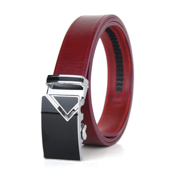 Opasok z pravej kože s automatickou prackou BLACK TOP - Image 5