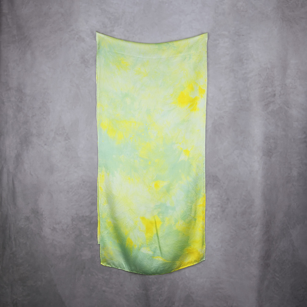 Hodvábny šál LIMITED_04, Ručná výroba na Slovensku, 175 x 45cm – Obrázok 2