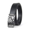 Kožený opasok s automatickou prackou PEARL CHAIN