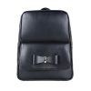 Exkluzívny kožený ruksak z pravej hovädzej kože č.8666 v čiernej farbe