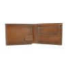 Kožená peňaženka č.8552 ručne tieňovaná v hnedej farbe